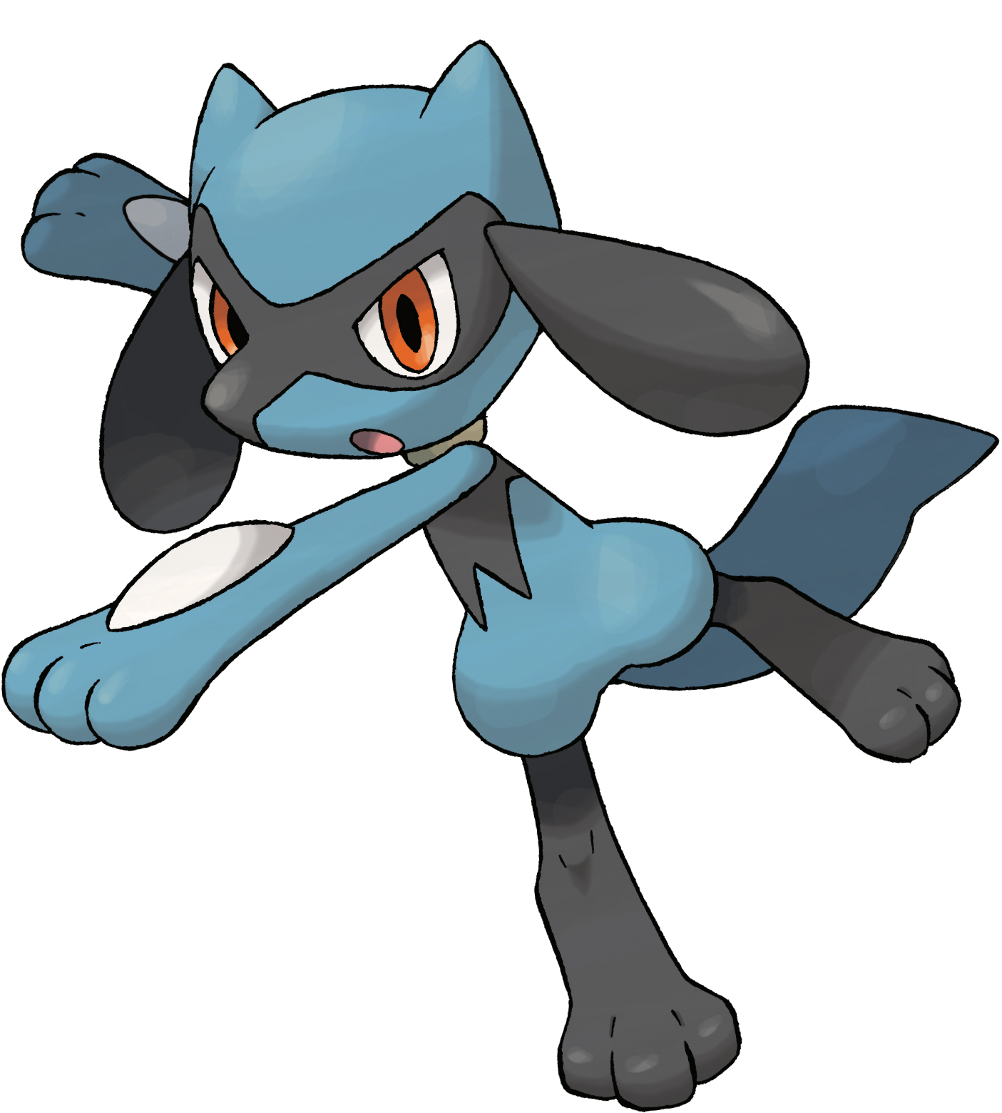 Original File - Pokemon Riolu (1404x1681), Png Download
