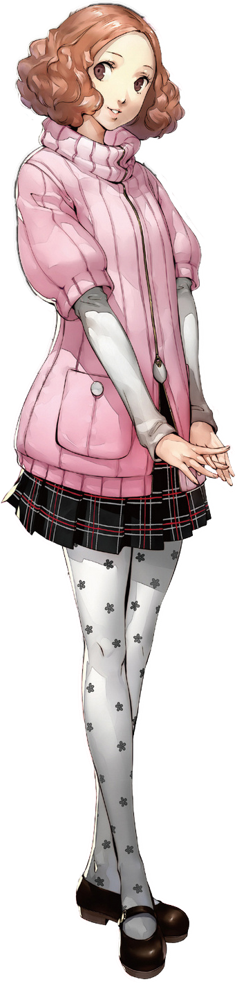 Haru Okumura - Haru Okumura Persona 5 (343x1419), Png Download