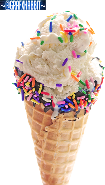 Ice Cream Sprinkles - Ice Cream Sprinkles Png (339x600), Png Download