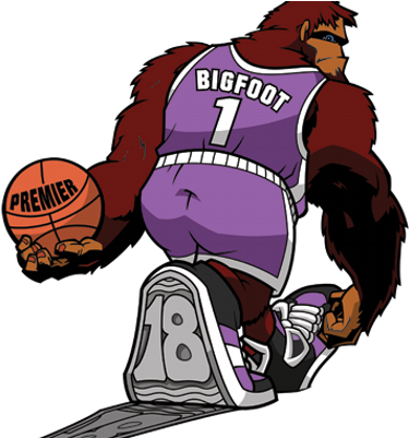 Bigfoot Training Aca - Bigfoot Basketball (400x400), Png Download