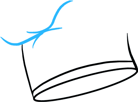 How To Draw Chef Hat - Drawing (680x678), Png Download