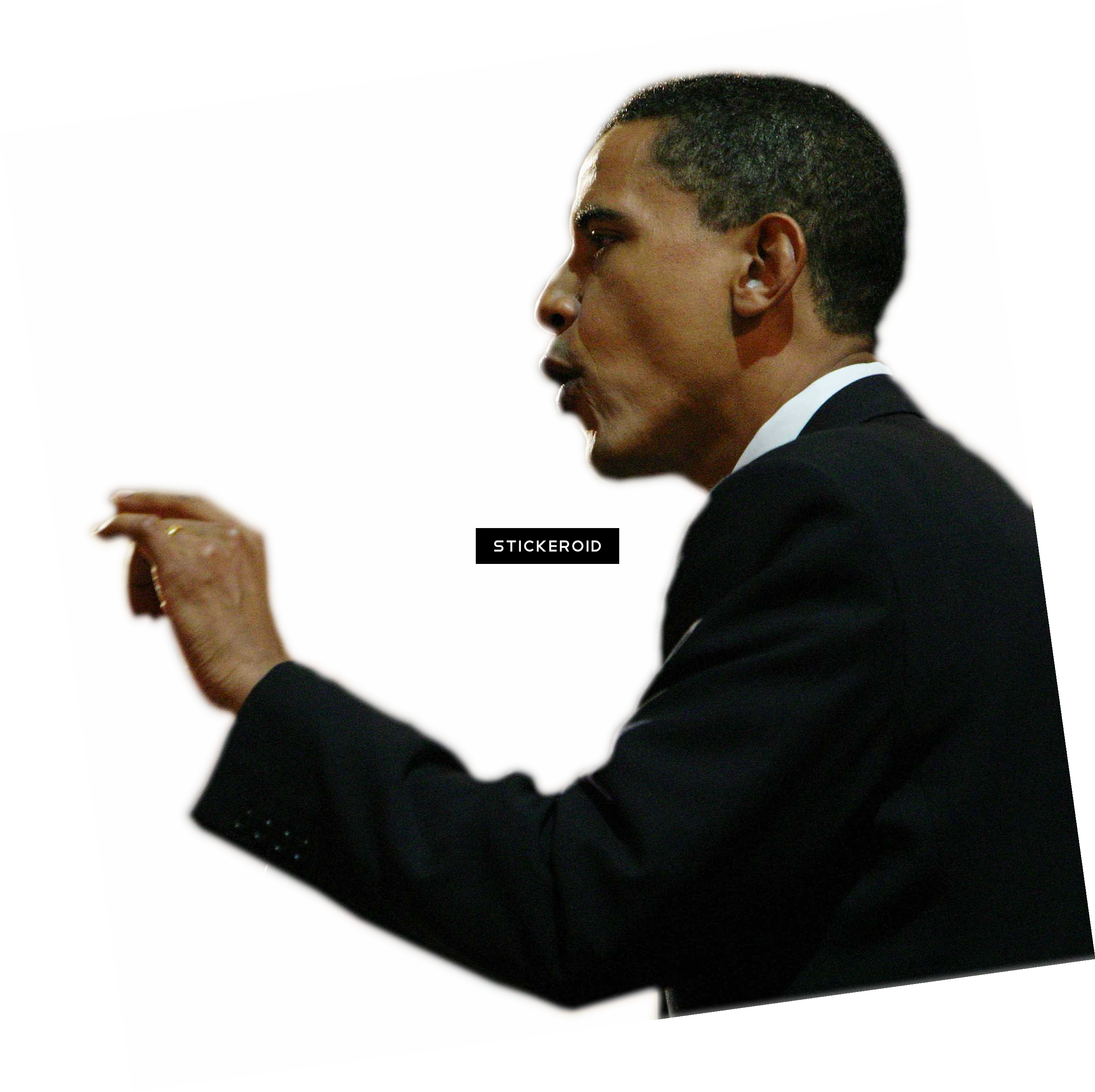 Barack Obama Celebrities - Barack Obama Speech (2748x2742), Png Download