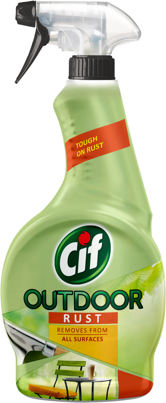 Cif Outdoor Rust Spray 450 Ml - Cif Stainless Steel Spray (490x490), Png Download