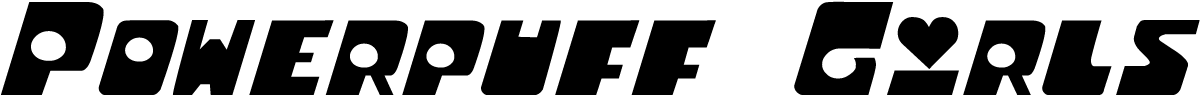 Home » Tv Shows » Powerpuff Girls - Powerpuff Girls Font (1200x300), Png Download