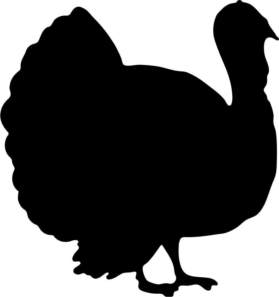 Png File - Turkey Silhouette (921x981), Png Download