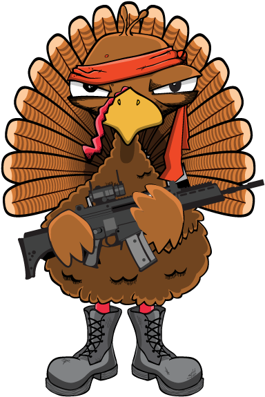 Turkey - Get Some Guns & Ammo (451x600), Png Download