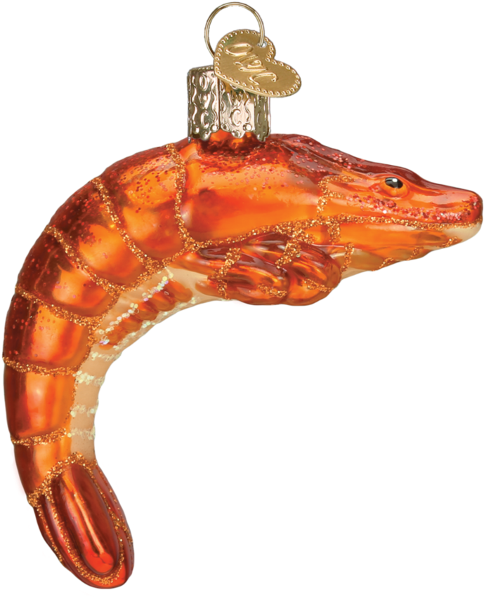 Lucky Mushroom Glass Blown Hanging Christmas Ornament (950x950), Png Download