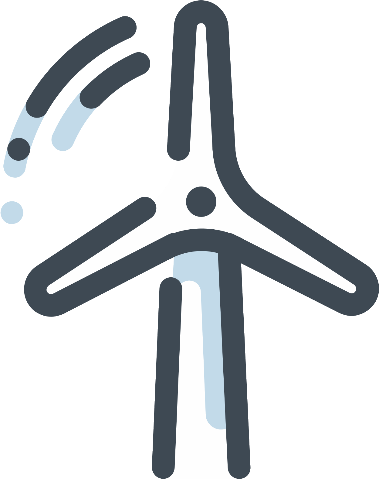 Wind Turbine Icon - Wind Turbine Icon Png (1600x1600), Png Download
