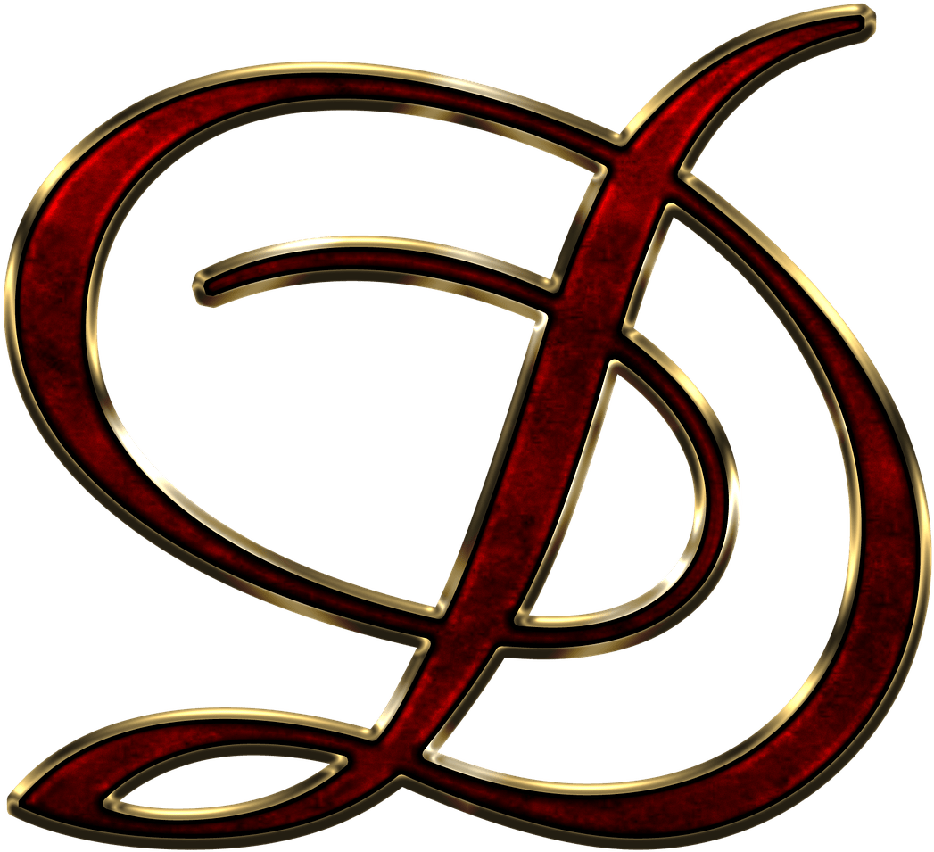 Capital Letter D Red (1280x1110), Png Download