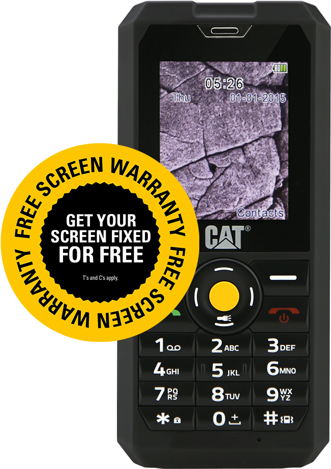 Cat® B30 Mobile Phone - Cat B30 Dual-sim Black De (885x968), Png Download
