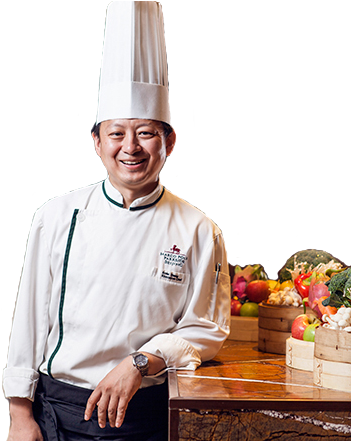 Café Marco, The Hotelu0027s Signature Restaurant, Showcases - Asian Chef Png (390x440), Png Download