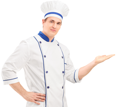 Chef People - Cooker Man Png (391x360), Png Download