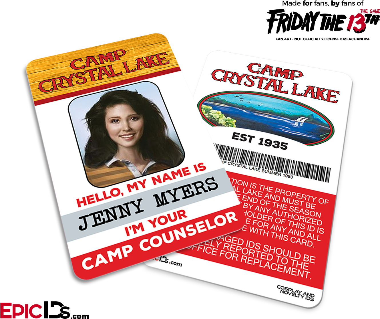 Camp Crystal Lake 'friday The 13th - Friday The 13th Aj Mason (1417x1181), Png Download