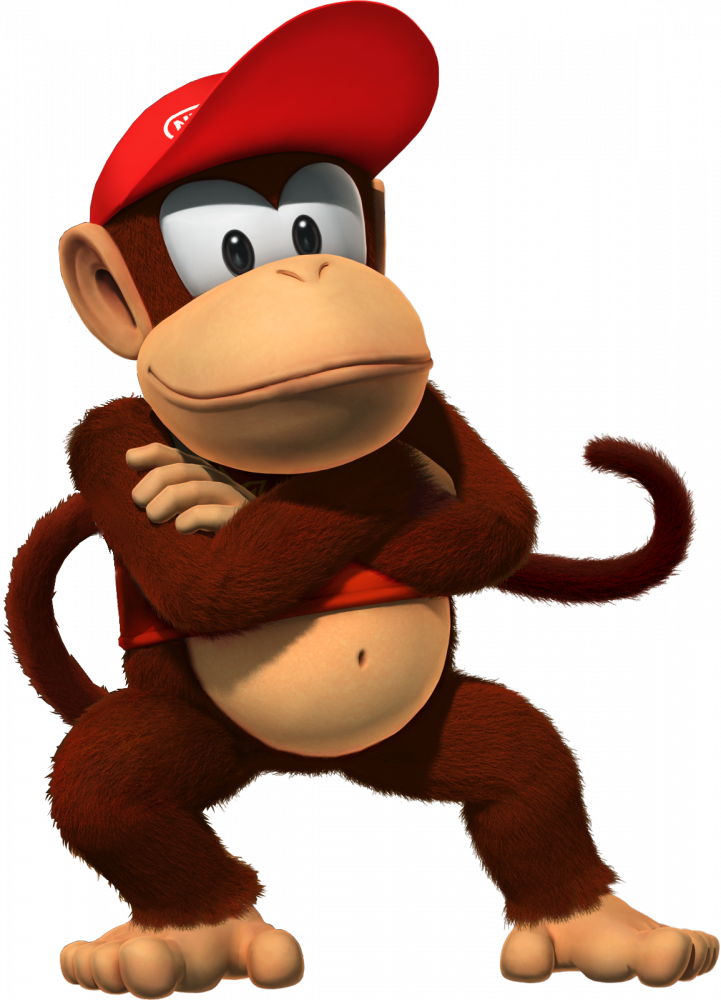 Don King Kong Jr - Diddy Kong (721x1000), Png Download