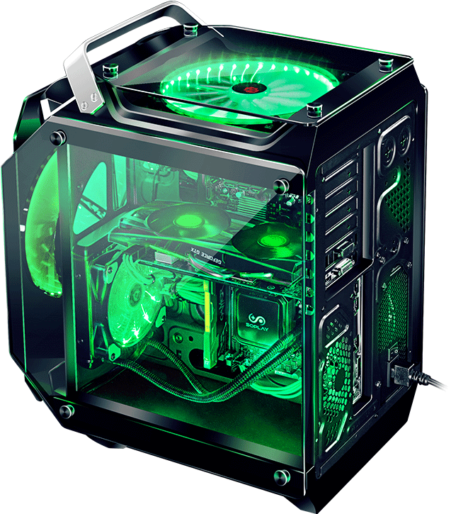 Coolman King Kong Desktop Play Jia Computer Chassis - Case Coolman (800x800), Png Download