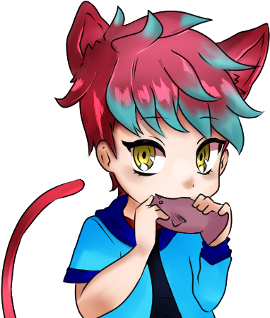 Image Unavailable - Chibi Neko (494x461), Png Download