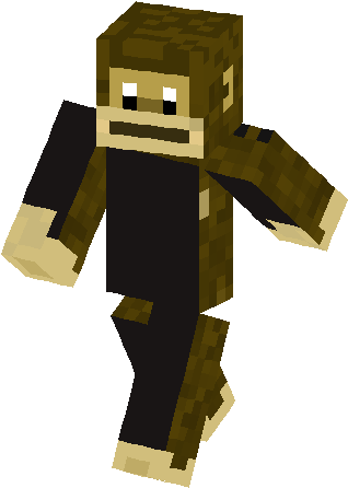 King Kong Skin - Skins De Minecraft Anonymous (317x453), Png Download