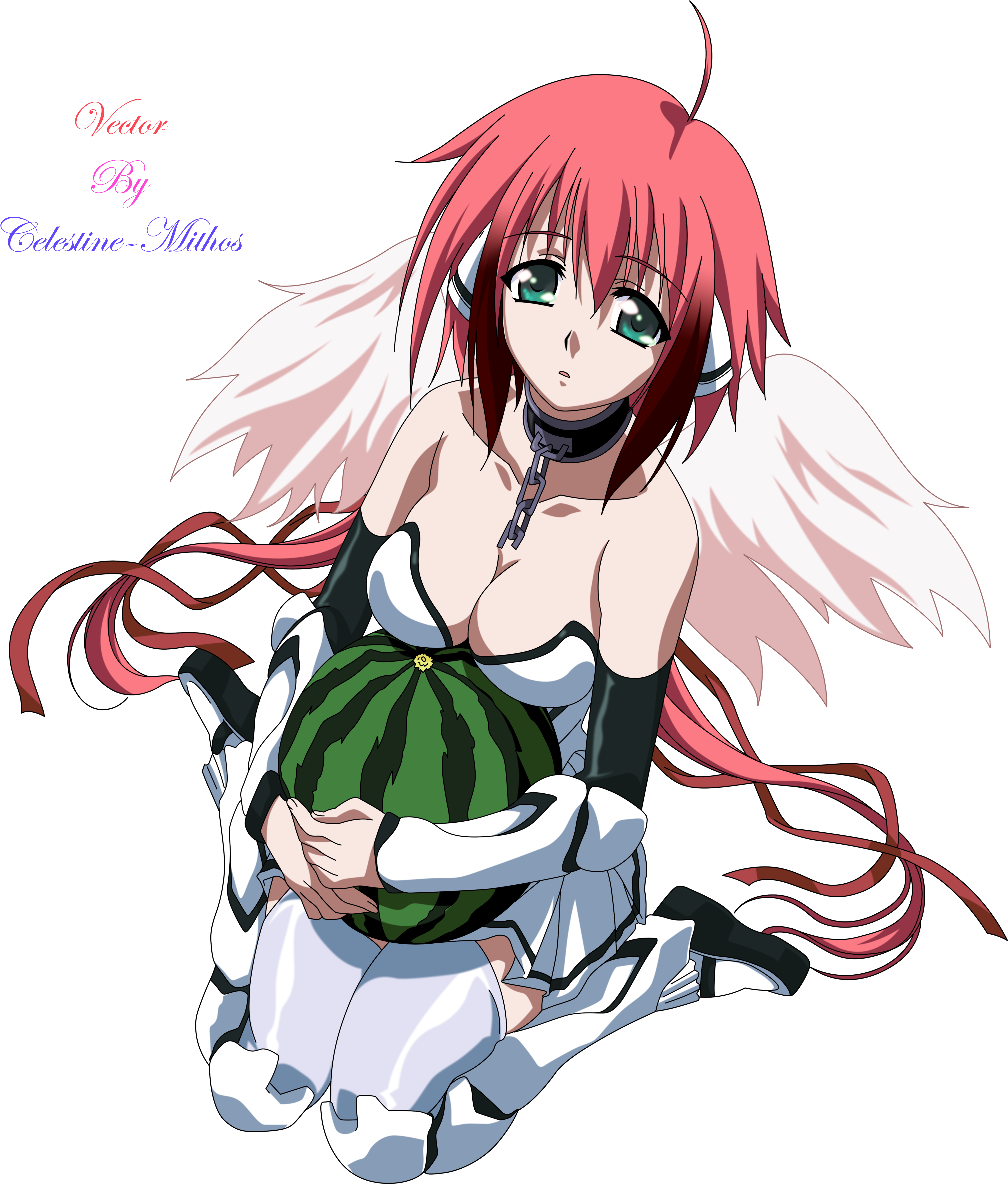 Sora No Otoshimono Ikaros Angel Transparent Png Vector - Sora No Otoshimono Render (4312x4927), Png Download