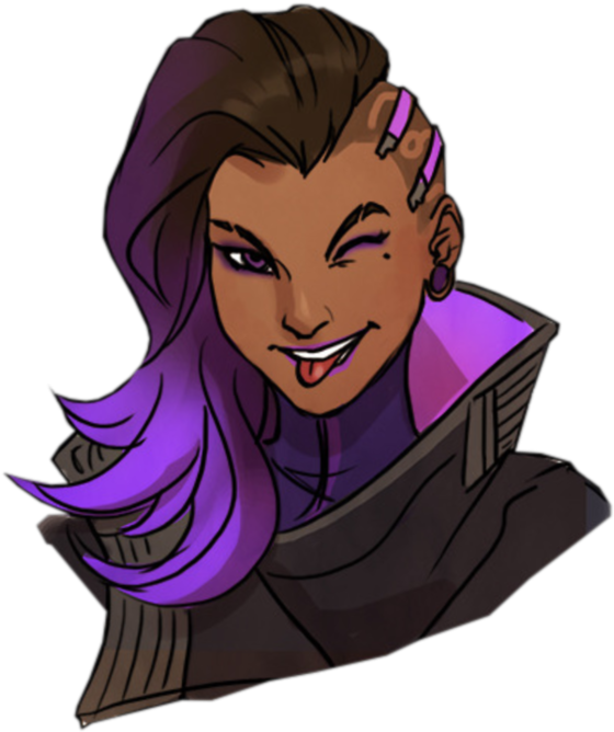 Overwatch Sombra Png - Video Game (1191x670), Png Download