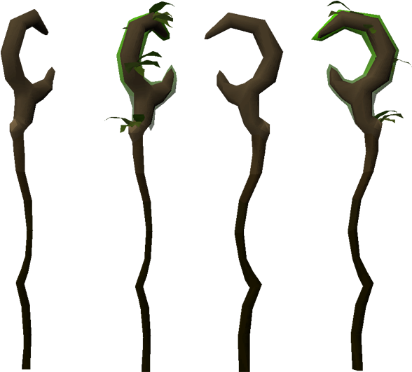 Bryophyta- The Moss Giant Boss - Bryophyta's Staff (596x565), Png Download