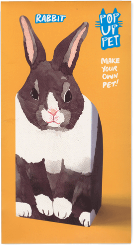 Pop Up Pet [rabbit] - Pop Up Pet Rabbit (500x525), Png Download
