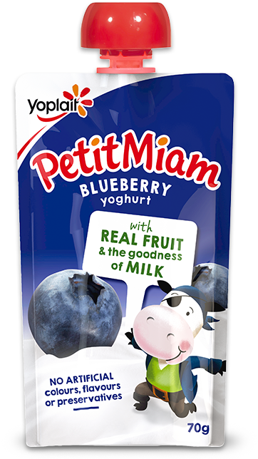 Petit Miam Blueberry - Petit Miam Yoghurt Pouch (1080x680), Png Download