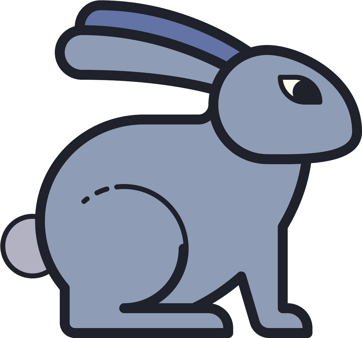 Rabbit Icon - Icon (1600x1600), Png Download