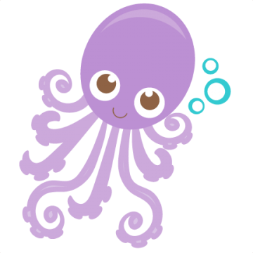 Cute Octopus Pic - Cute Octopus Png (360x360), Png Download