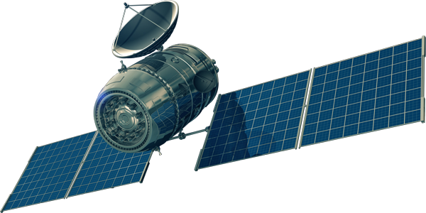 Satellite Propulsed By Safran - Interception Communication (600x300), Png Download