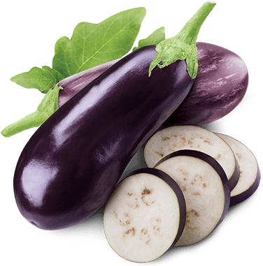 Eggplant Loose Product Shot - Egg Plant (600x380), Png Download