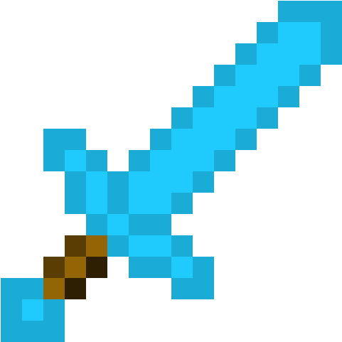 Diamond Sword - Bacon Minecraft (520x590), Png Download