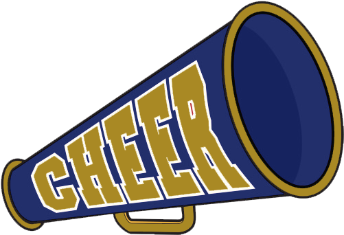 19 Cheerleading Megaphone Clip Art Black And White - Cheer Megaphone Clipart (501x342), Png Download