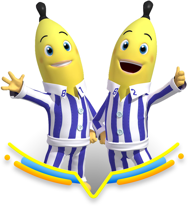 Bananas In Pyjamas Png - Bananas In Pyjamas: The Movie Poster (640x770), Png Download