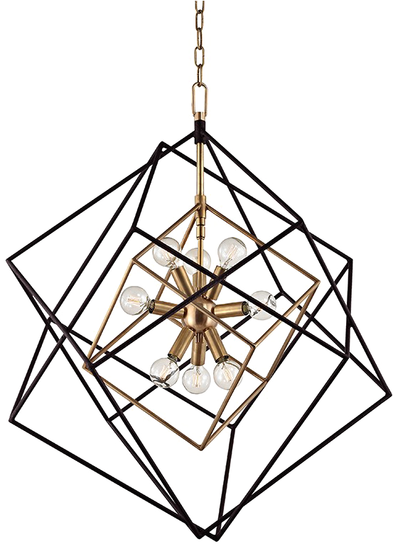 Chandelier Png Background Image - Hudson Valley Round Out (800x800), Png Download