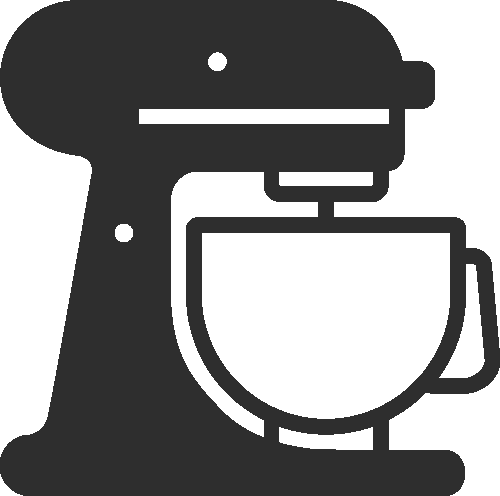 Stand Mixer - Kitchen Mixer Black And White Clipart Png (500x496), Png Download