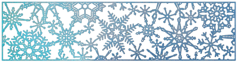 Cheery Lynn Dies - Cheery Lynn Dies Snowflake Mesh Border (500x500), Png Download