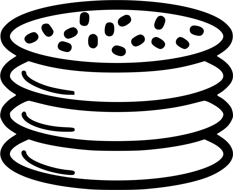 Png File Svg - Pancake (981x800), Png Download