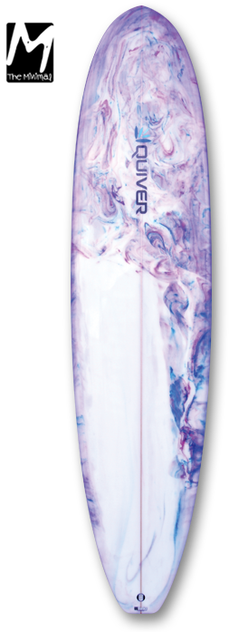 Minimal Quiver Surfboard - Surfboard (555x710), Png Download