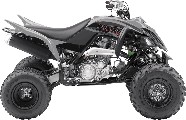 2018 Raptor 700r Gray Right - Yamaha Raptor 700 2018 (775x501), Png Download