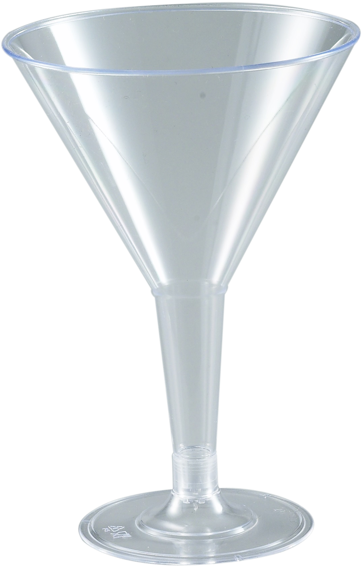 Plastic Clear Martini Glasses - Cocktail Glass (1280x1256), Png Download