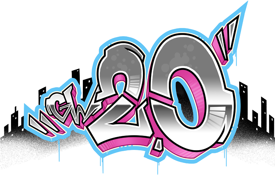 20 En Graffiti (950x604), Png Download