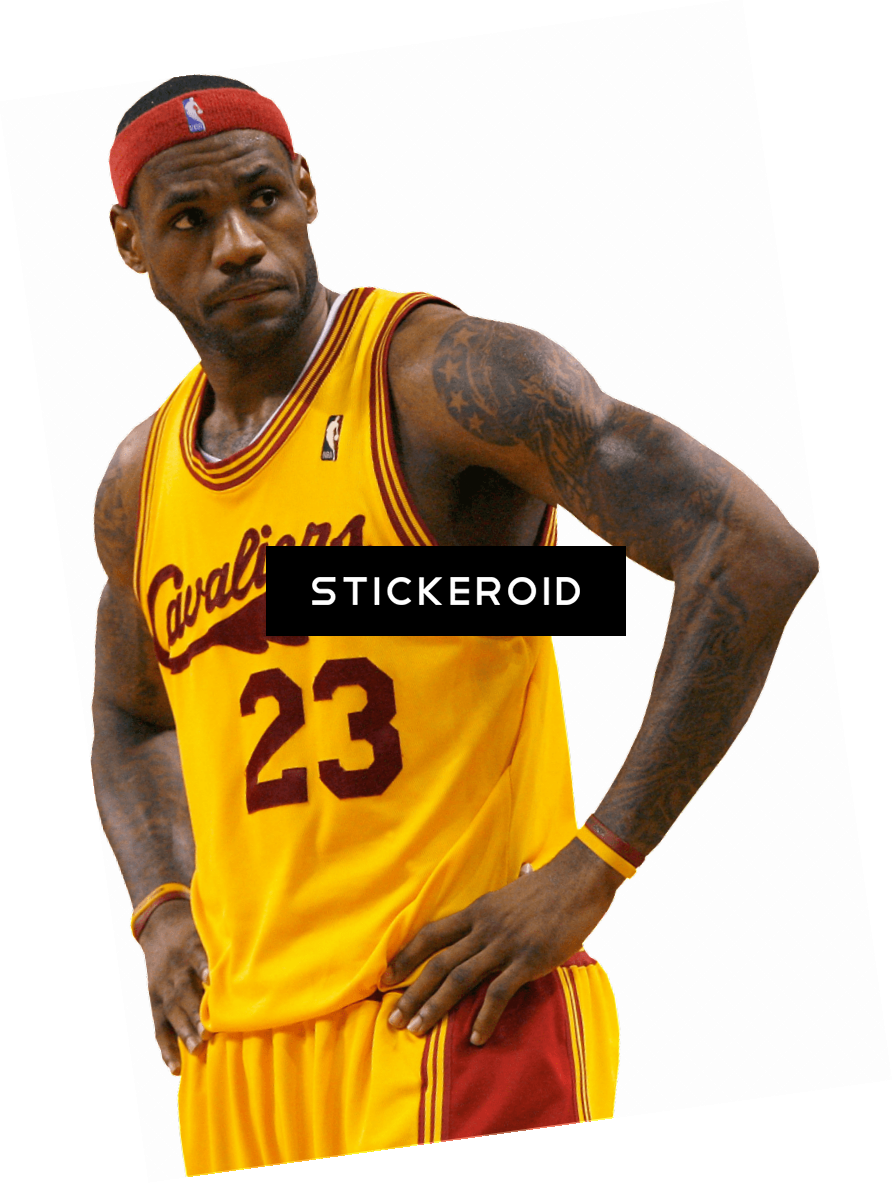 Lebron James Yellow Side - Lebron James (893x1183), Png Download