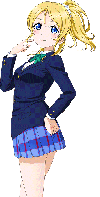 141kib, 640x890, Eli - Love Live Eli Ayase (640x890), Png Download