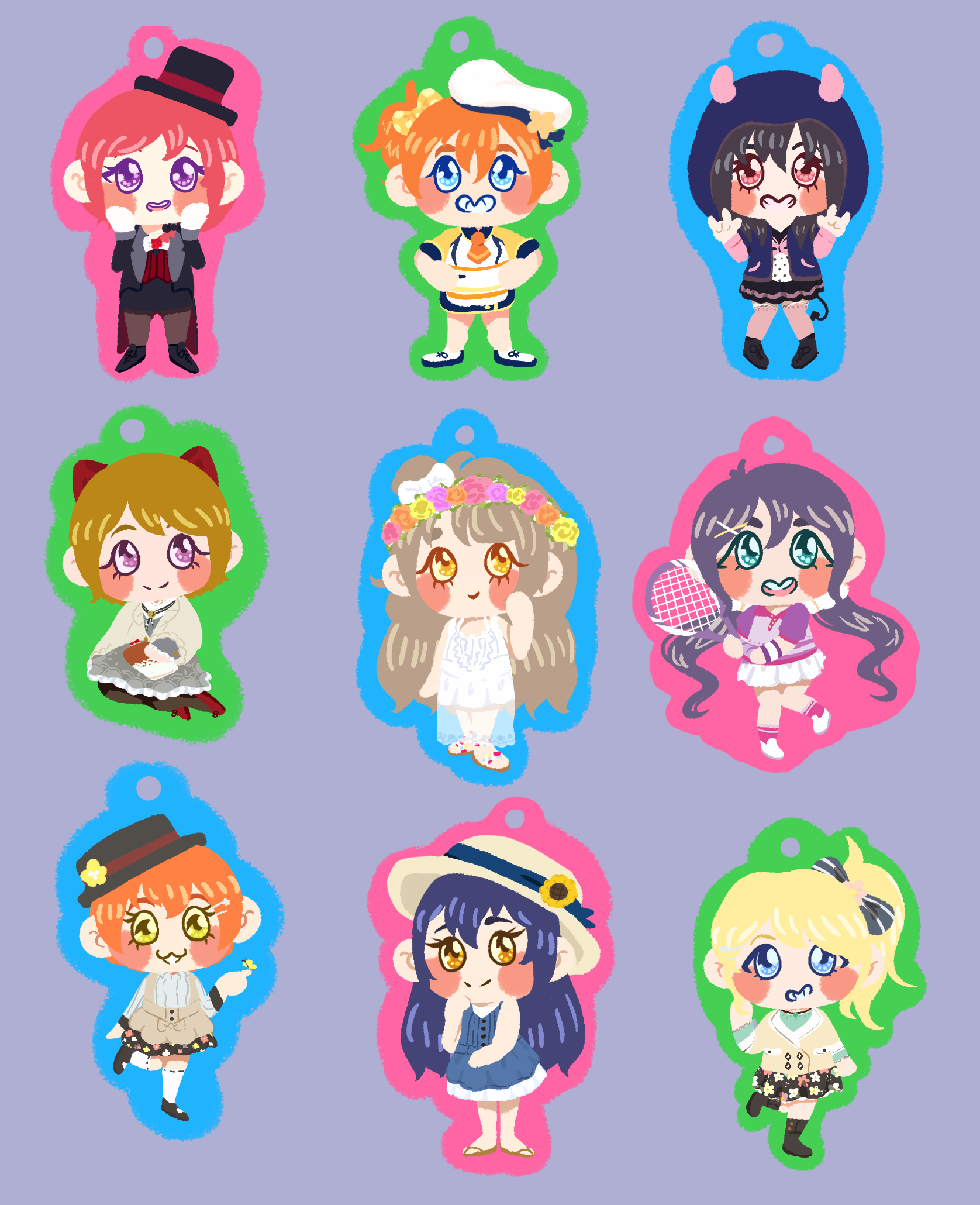 Love Live! (1676x2060), Png Download