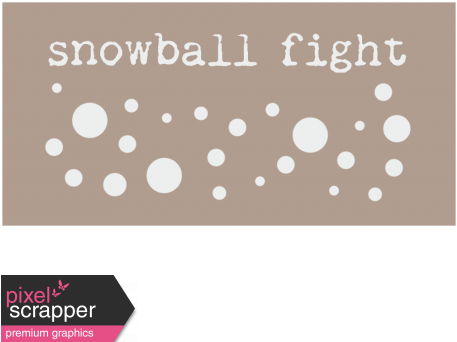 Snowball Fight Word Art - Word Spot (456x456), Png Download