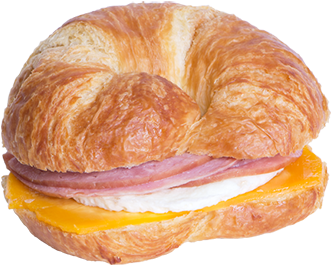 Croissant Sandwich Png (430x355), Png Download