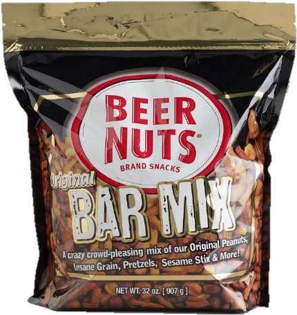 Beer Nuts Original Bar Mix - Beer Nuts Bar Mix 32 Oz. Sup Bag (500x501), Png Download