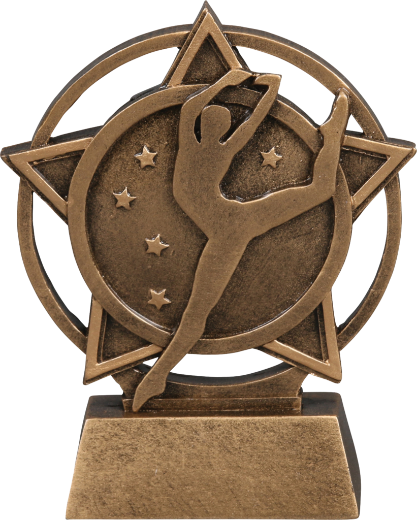 56973gs Orbit Resin Dance Trophy - Tennis Trophy (821x1024), Png Download
