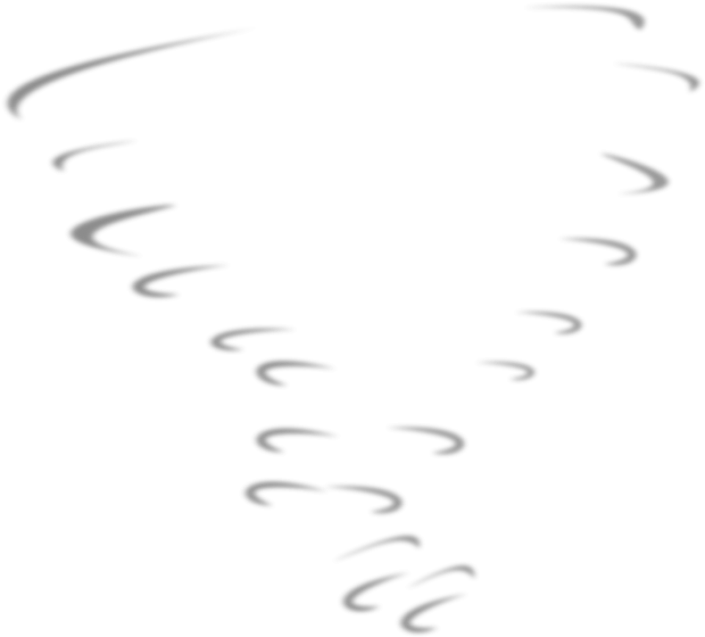 Vector Clip Art Of Weather Forecastlor Symbol For Tornado - Transparent Background Tornado Png (500x450), Png Download