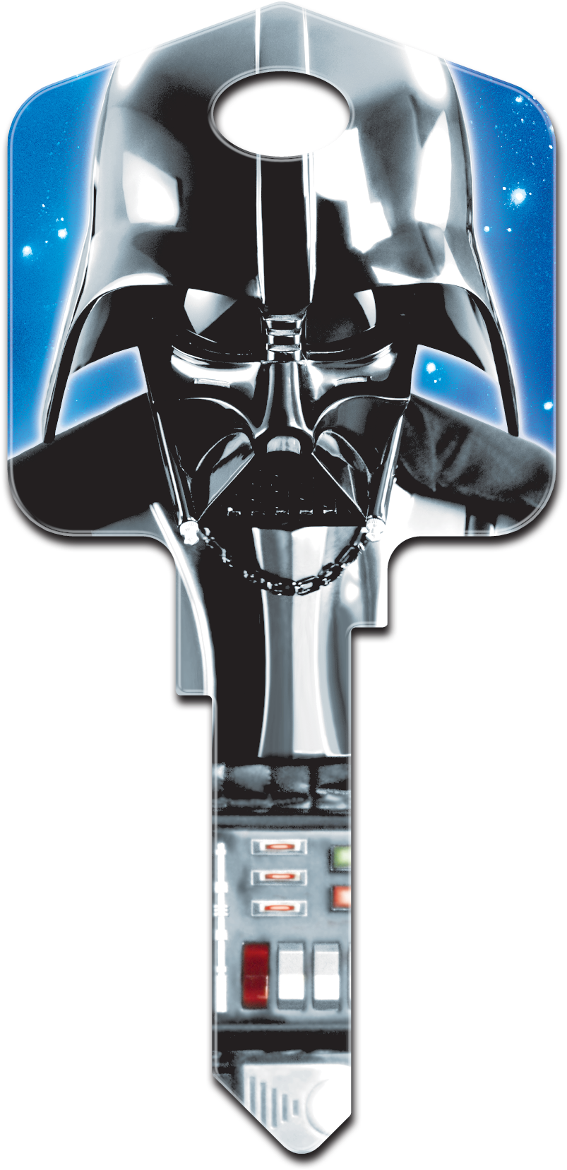 Sw1 - Darth Vader - Sw1 - Key Painted Star Wars (863x1725), Png Download